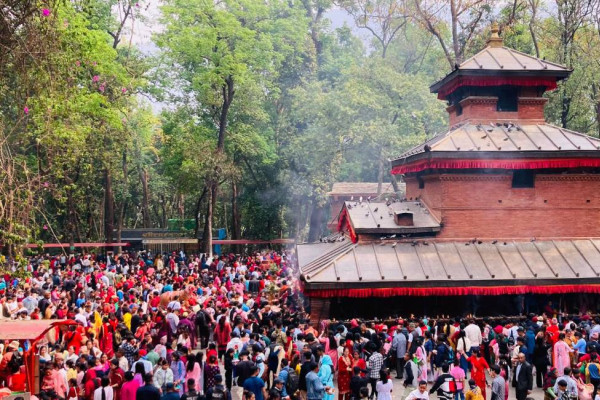 बागलुङ कालिका मन्दिरमा ‘चैतेदसैँ मेला’ को तयारी